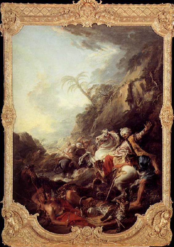 Francois Boucher Leopard Hunt